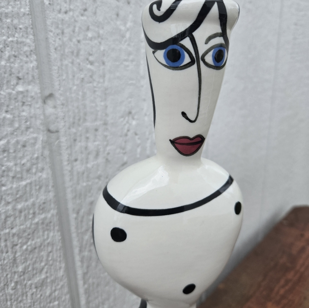 Abstract Ceramic Candlestick Decor - Picture 9 of 10